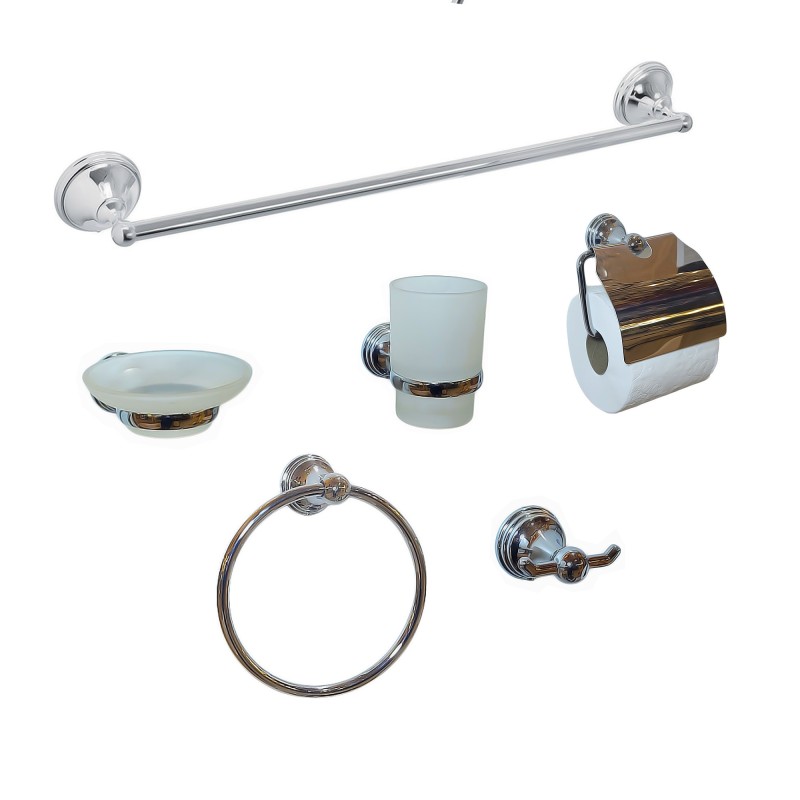 ACECESORIOS KIT BAÑO 6PC,, REDONDO