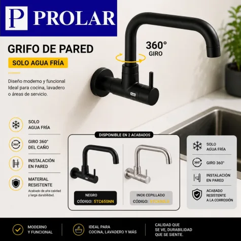 GRIFO PARA PARED