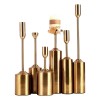 Thumbnail DECORACIÓN PORTAVELAS DE METAL DORADO 6PCS 19,23,29,30,30,39CM0