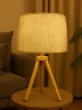 Thumbnail LUMINARIA ABAJUR  MADERA AT.TRIPD.28X410